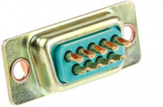 9 Way Panel Mount D-sub Connector Socket, 2.74mm Pitch 9 Way Panel Mount D-sub Connector Socket, 2.74mm Pitch