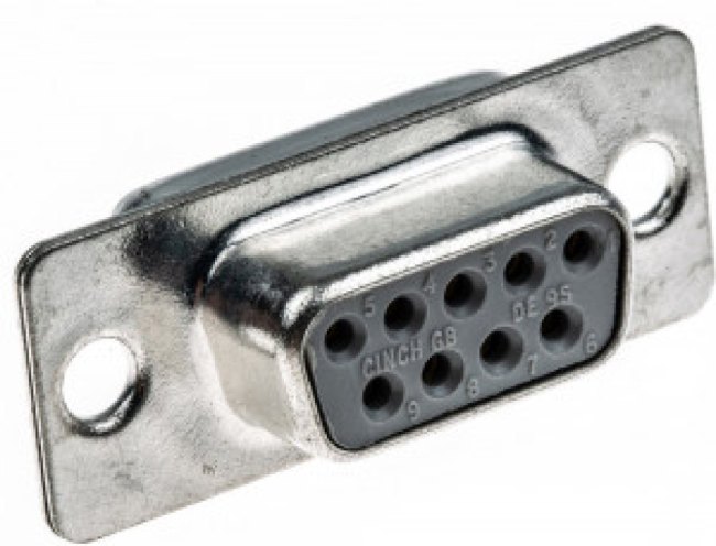 9 Way Panel Mount D-sub Connector Socket, 2.74mm Pitch 9 Way Panel Mount D-sub Connector Socket, 2.74mm Pitch