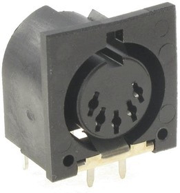 5211450-1, Circular DIN Connectors C-DIN 05P REC R/A T/H 5211450-1, Circular DIN Connectors C-DIN 05P REC R/A T/H