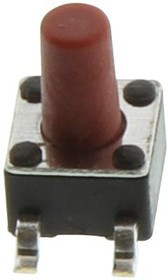 TL3305CF260QG, Микропереключатель TACT; SPST; Пол: 2; 0,05A/12ВDC; SMD; нет; 1,57Н