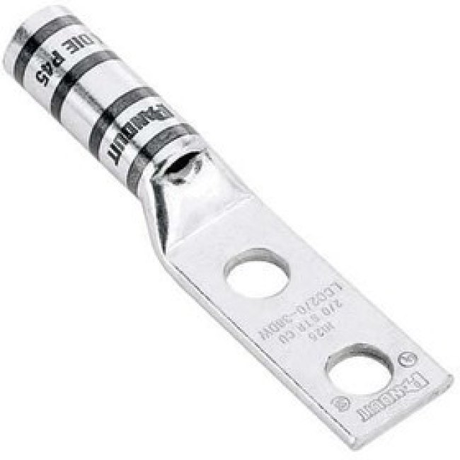 LCC8-10AW-L, Terminals Copp Comp Lug 2H #8 AWG #10