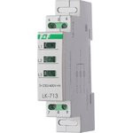 Указатель напряжения LK-713 3 зел. светодиода (сигнализация наличия 3ф 35мм 3х400/230+N IP20 монтаж Указатель напряжения LK-713 3 зел. светодиода (сигнализация наличия 3ф 35мм 3х400/230+N IP20 монтаж