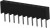 1-2314876-0, PCB Receptacle, Плата - к - плате, 2 мм, 1 ряд(-ов), 10 контакт(-ов), Монтаж в Сквозное Отверстие