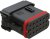 AT16-18SB-K004, Automotive Connectors 18 Position Plug wit Cap, Keyed B, Black