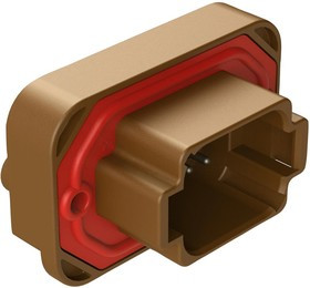 AT15-08PD-BM03, AUTOMOTIVE CONN, 8POS, RCPT, 13A, 250VDC