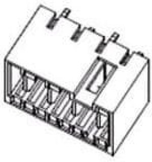 91999-1999, Power to the Board RAST 5 VERTICAL HDR 4 CKT AG