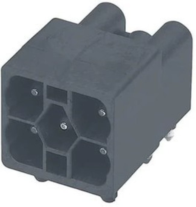 09350023003, Heavy Duty Power Connectors R/A MALE INSERT PANEL MNT SOLDER