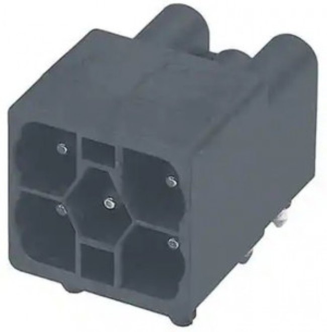 09350023003, Heavy Duty Power Connectors R/A MALE INSERT PANEL MNT SOLDER