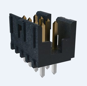 98414-G06-08ULF, Conn Shrouded Header (4 Sides) HDR 8 POS 2mm Solder ST Thru-Hole Minitek® Tube