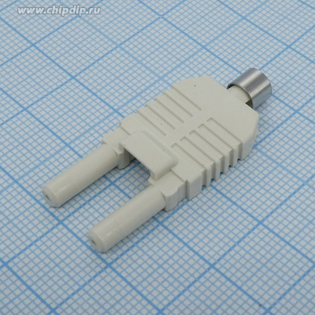 HFBR-4506Z, HFBR, POF Duplex Fibre Optic Connector 1mm Fibre Size