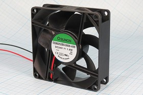 Вентилятор 80x80x25, напряжение 24В, выводы 2L, подшипник качения, EE80252B1