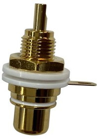 RND 205-01375, RCA Socket Connector , Socket, Straight