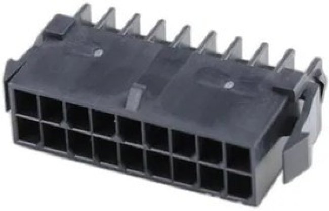 203632-1800, Headers &amp; Wire Housings MICROFIT TPA DR PLUG HSG PNLMNT 18CKT V0