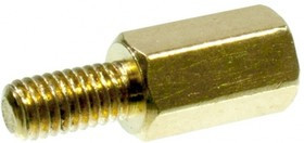 PCHSN-08, Стойка шестигранная М3 (латунь) винт-отв. 8мм