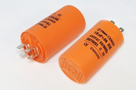 Конденсатор пусковой, емкость 18, 450~В, размер 40x70, номинальное отклонение: 5, рабочая температур