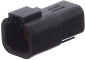 ATP04-4P-BLK, Automotive Connectors ATP Series 4 Way Black Receptacle ATP04-4P-BLK, Automotive Connectors ATP Series 4 Way Black Receptacle