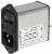 3-103-778, Filtered IEC Power Entry Module, 4 А, 250 В AC