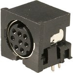 MDN-8FR, разъем MiniDIN гнездо на плату (аналог AF-3280)