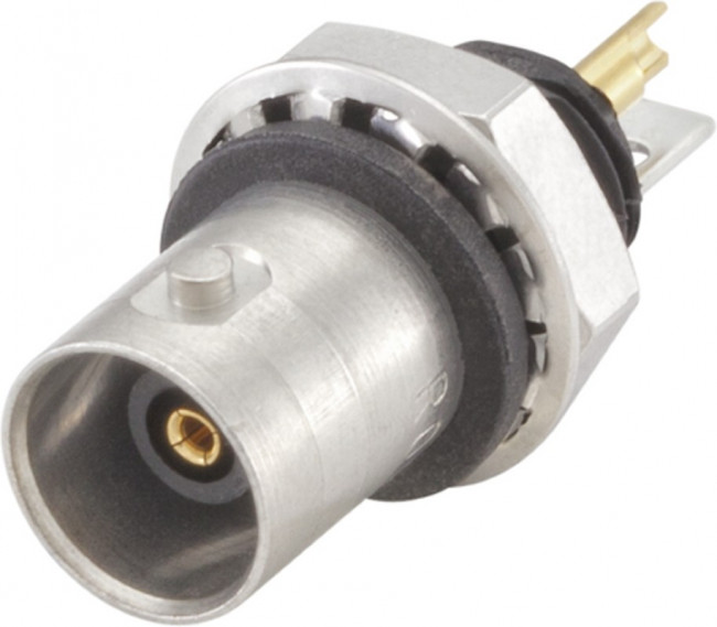 51K553-200N5, Appliance socket BNC, BNC, Brass, Socket, Straight, 50Ohm, Solder Terminal 51K553-200N5, Appliance socket BNC, BNC, Brass, Socket, Straight, 50Ohm, Solder Terminal