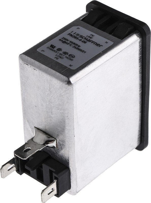 FN285-4-06, AC Power Entry Modules 4A 250VAC 50/60HZ FAST-ON / 1FUSE FN285-4-06, AC Power Entry Modules 4A 250VAC 50/60HZ FAST-ON / 1FUSE