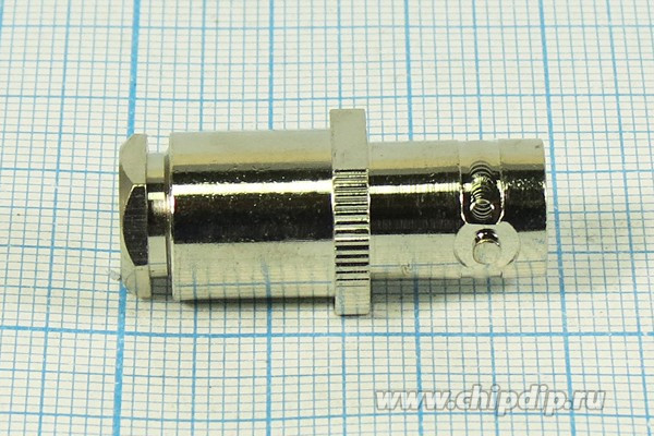 Высокочастотный разъём BNC с креплением на кабель; №1212 гн BNC\RG59\\\ Высокочастотный разъём BNC с креплением на кабель; №1212 гн BNC\RG59\\\