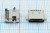 Разъем USB розетка, тип C 3.1, контакты на плату, USB3.1TYPE-C 24PF-016