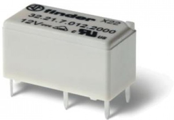 32.21.7.012.2300, Универсальное реле, серия 32, силовое, SPST-NO, 12В DC, 6А