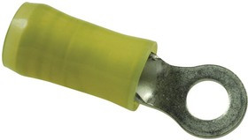 1-35787-0, TERMINAL, RING TONGUE, #8, CRIMP, YELLOW 1-35787-0, TERMINAL, RING TONGUE, #8, CRIMP, YELLOW