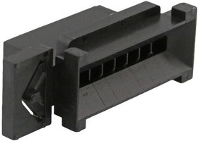 46625-0700, Conn Housing PL 7 POS 3mm Crimp ST Panel Mount Black Bag