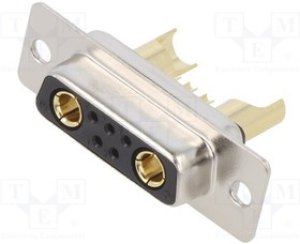 MHCDS7W2S4, Special D-Sub; PIN: 7(2+5); plug; female; for cable; soldering MHCDS7W2S4, Special D-Sub; PIN: 7(2+5); plug; female; for cable; soldering