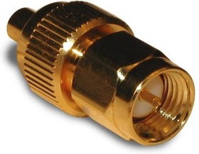 242140, RF Adapters - Between Series SMA PLUG TO MMCX JACK ADAPTER