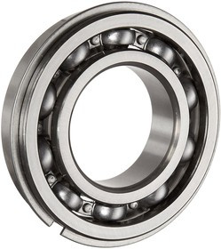 6204 NR Single Row Deep Groove Ball Bearing- Open Type 20mm I.D, 47mm O.D