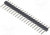 ZL201-20G, Штыревая планка, штыревой, "папа", PIN 20, прямой, 2,54мм, THT