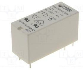 RM84-2022-35-1005, Реле электромагнитное, DPST-NO, Uобмотки 5ВDC, 8A/250ВAC, 8А