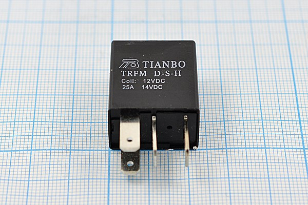 Реле 12В, TRFM D-S-H, 25А,14В; №11753 реле 12В\TRFM D-S-H\25А,14В