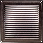 Решётка металлическая с сеткой 200x200ВРС, медь