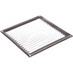 Решётка металлическая с сеткой 200x200ВРС, медь