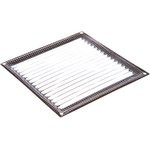 Решётка металлическая с сеткой 200x200ВРС, медь