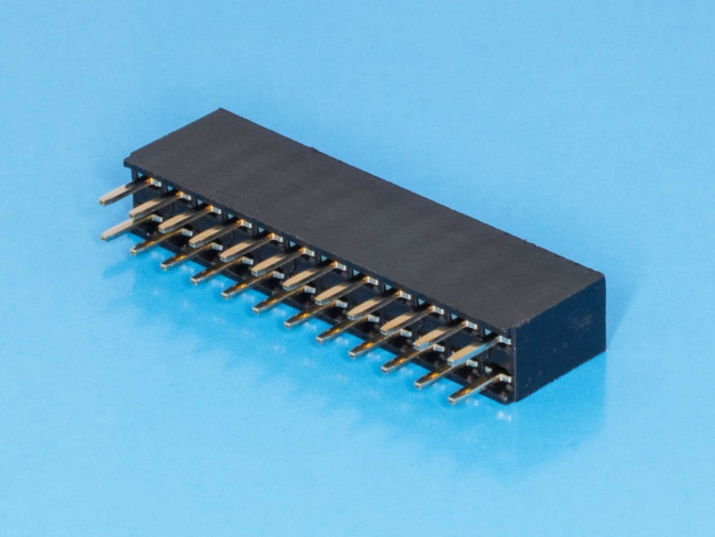 PBD-24, Разъем 2х12 гнездо на плату, шаг 2.54мм