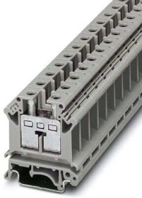 3006153, UIK 16 Series Grey Terminal Block, 16mm², Screw Termination