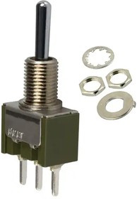 M2013SS1W03, Toggle Switches ON-OFF-ON PC SPDT