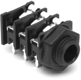 ACJM-PHOP, Phone Connectors 1/4"Offset HOR CHASSIS CONN MNT