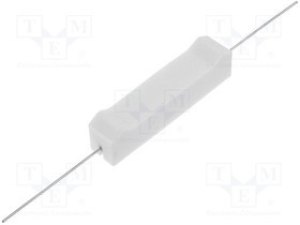 AX10WA-5R1, Резистор: проволочный, керамический, THT, 5,1Ом, 10Вт, ±5%