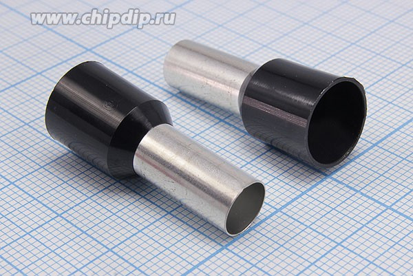 Наконечник кабельный 7,2x16, 7,8, S25,0, обжимной, черный, LT250016; №9442 клемма нак/каб 7,2x16\7,8\S25,0 \обж\чер\ LT250016