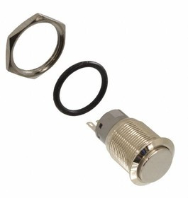 PV4H230NN, Pushbutton Switches Sealed, Long Life Anti-vandal Switch 2A, 24VDC, 4 N, High Actuator, Solder, 1P ON-ON, SPDT, NICKEL BODY AND