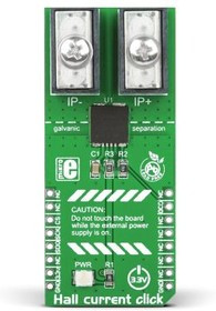 MIKROE-1578, Hall Current Click Current Measurement for TLI4970-D050T4 for Contact-Free Measurement MIKROE-1578, Hall Current Click Current Measurement for TLI4970-D050T4 for Contact-Free Measurement