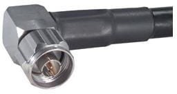 16_N-50-10-1/103_UV, Right Angle Cable Mount, N Connector , Plug, Coaxial