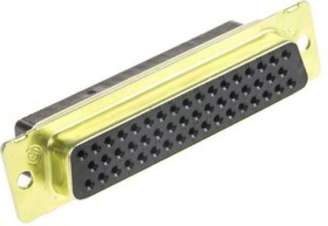 1658640-2, Amplimite HDP-20 50 Way Cable Mount D-sub Connector Socket