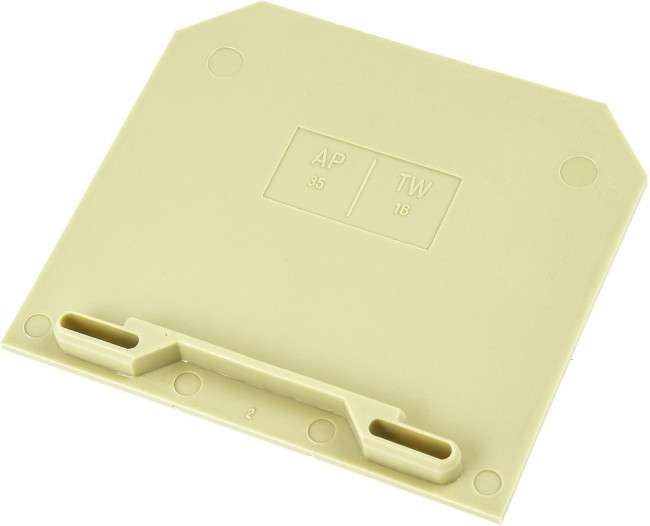 0303660000, SAK Series End Cover for Use with DIN Rail Terminal Blocks