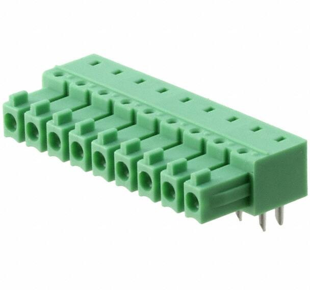 1862645, Pluggable Terminal Blocks 9 Pos 3.81mm pitch Thru Hole Invert Hdr